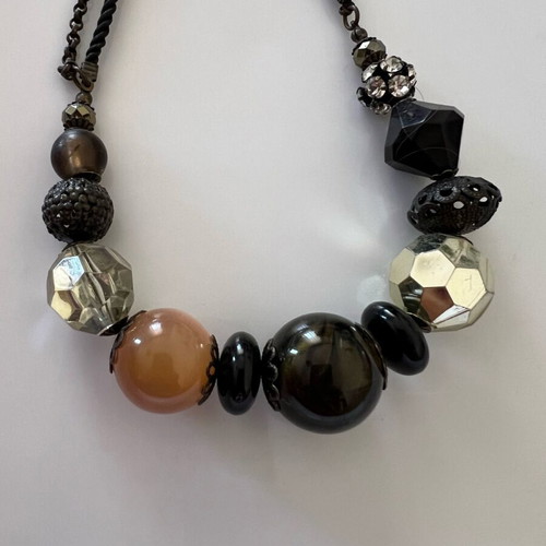 Necklace with various beads like new