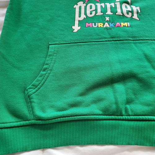 Takashi Murakami X Perrier Hoodie like new, size L, green