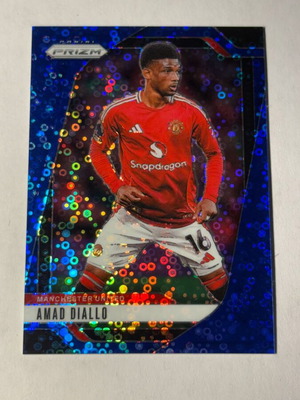 2024-25 Panini Prizm Premier League Amad Diallo Blue Breakaway Prizm card like new