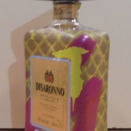 Disaronno Originale By Trussardi collectible empty bottle used