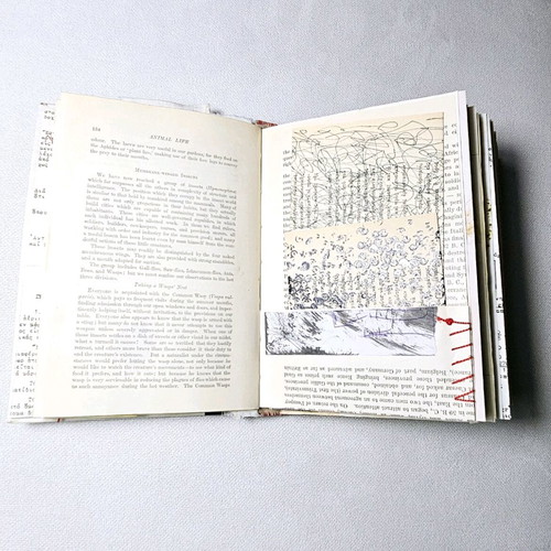 Handmade notebook for notes, thoughts, and ideas