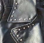 Calliopi Leather Jacket new gothic style with studs size M