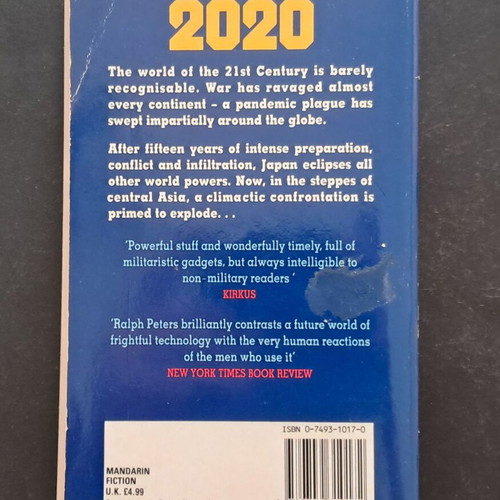 The War in 2020 Paperback by Ralph Peters used, English