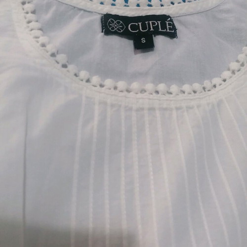 Cuple top white cotton size S used
