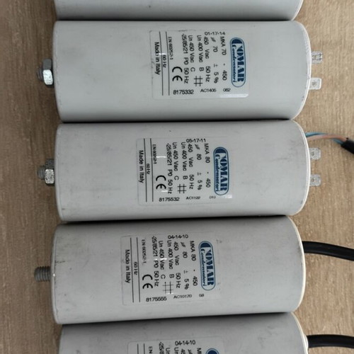 Commar capacitors 70μF and 80μF new