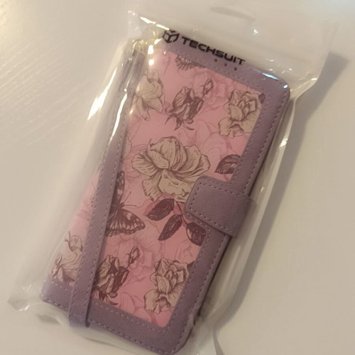 Techsuit FlipCraft case for Xiaomi Redmi Note 14 Mysterious Purple new