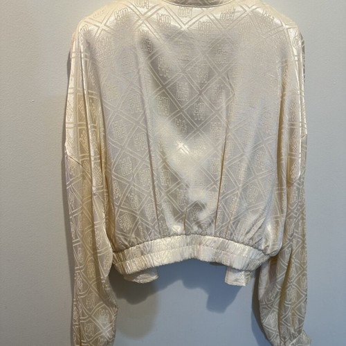 Bomber jacket Hemithea peacock series new, gold color, size S