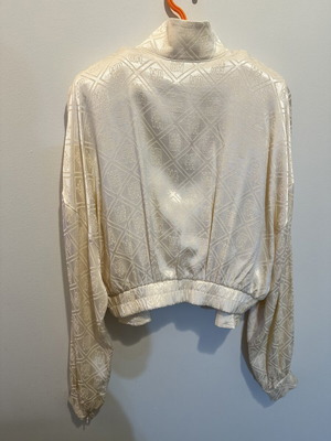 Bomber jacket Hemithea peacock series new, gold color, size S
