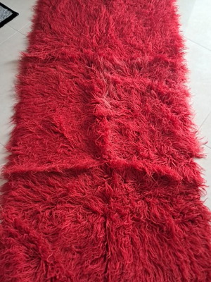 Φλοκάτη διάδρομος μεταχειρισμένος, μάλλινος 230×85 εκ.