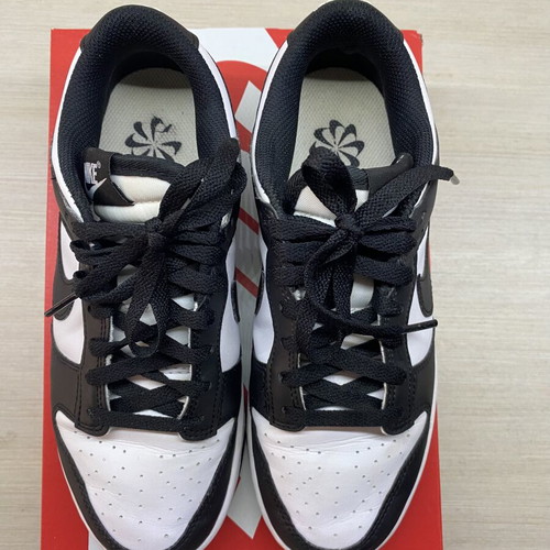 Nike Dunk Low Panda sneakers like new, size 38, black and white