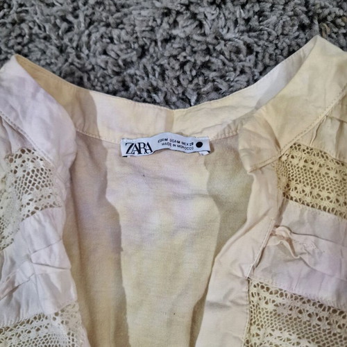 Zara Tie Dye Playsuit long sleeves size M like new