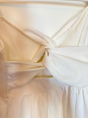 White long dress Be You new with heart bust and front slit
