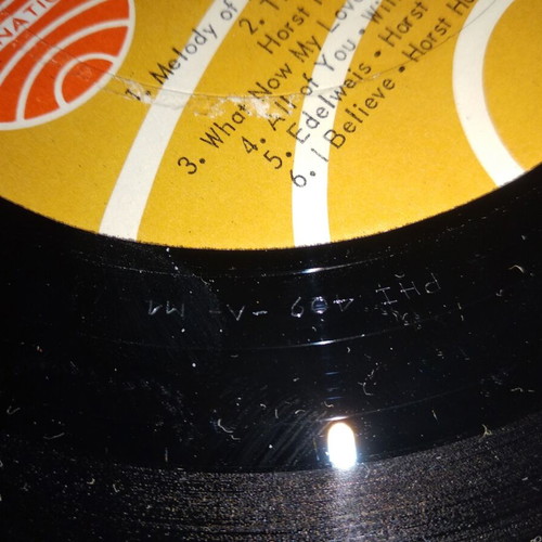 The Rosy Singers vinyl record used, folk