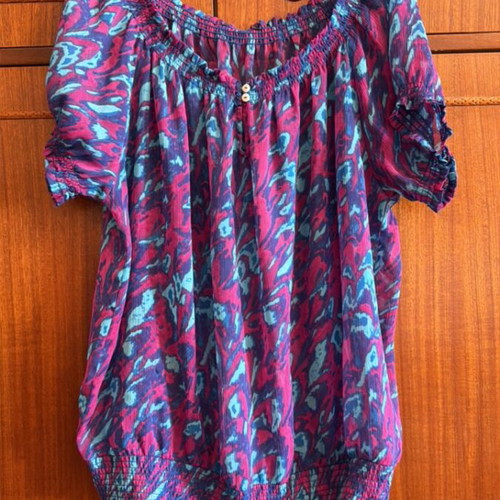 Blouse No XL XXL, patterned