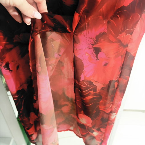 Red Floral Formal Dress New Size Medium