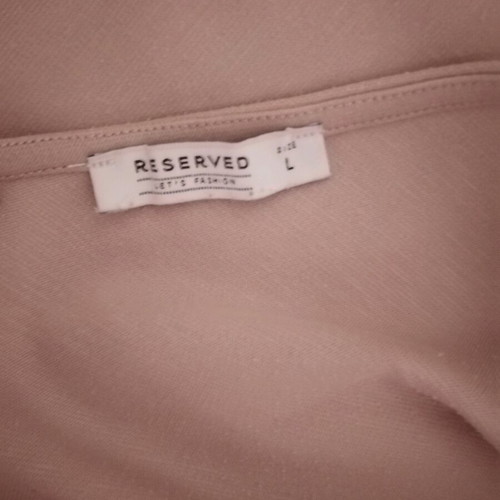 Reserved women's midi dress beige size L like new