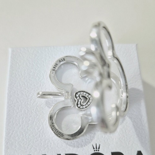 Silver s9.25 Ale Disney pendant used with petite charm