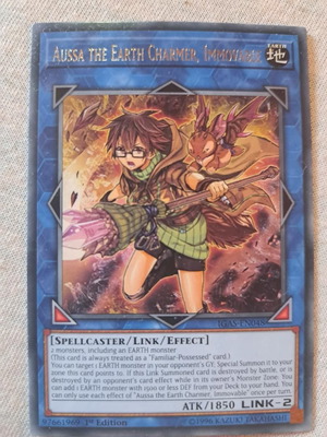 Aussa the Earth Charmer, Immovable Yu-Gi-Oh! card new