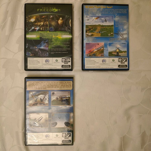 City Interactive Flight Pack PC like new with Pacific Heroes, Wings of Honour, Project Freedom