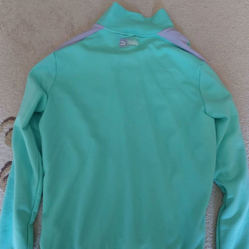 Puma SpongeBob sweatshirt jacket new, turquoise, size M