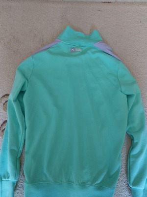Puma SpongeBob sweatshirt jacket new, turquoise, size M