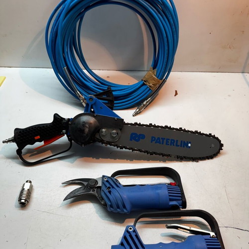 Paterlini hanging pruning air compressor set used with accessories