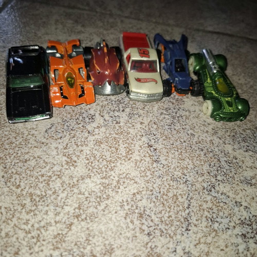 Hot Wheels set of used vintage cars