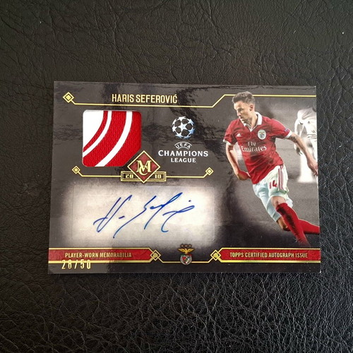 2017/18 Topps Museum Haris Seferovic Patch-auto card