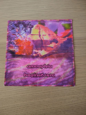 Vintage Rave Psytrance Flyer 1997 Amorphia & Brainstorm Project