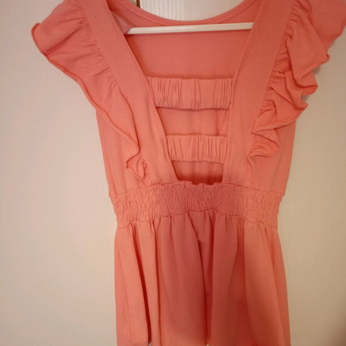 Alouette pink dress for girl 5-6 years like new, cool with open back