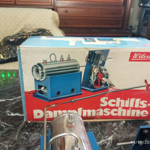 Wilesco D52 Marine Steam Engine 1965 New Old Stock