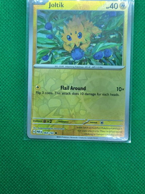Joltik 064/182 Paradox Rift Reverse Holo Pokemon καινούργιο