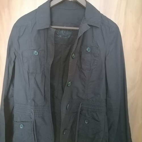 S. Oliver women's jacket new, size L, dark brown, medium with belt