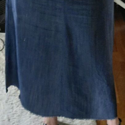 Imperial Maxi Skirt Large like new, lyocell blue