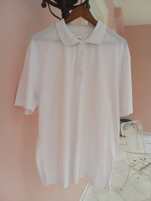 Donnay ανδρικό polo καινούριο σε νούμερο 2XL λευκό