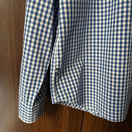Nautica Classic Fit XL men's checked shirt blue and white like new