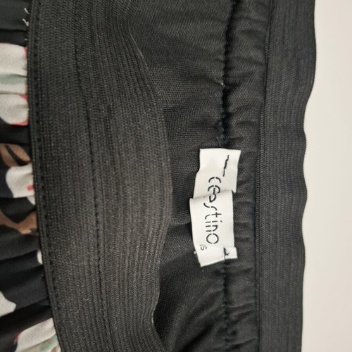 Orsay Midi Pleated Skirt leather look black like new