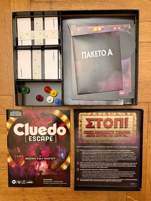 Cluedo Escape The Magician's Club board game like new