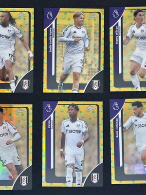 2026 Topps Premier League Fulham Lot 6 pineapples near mint