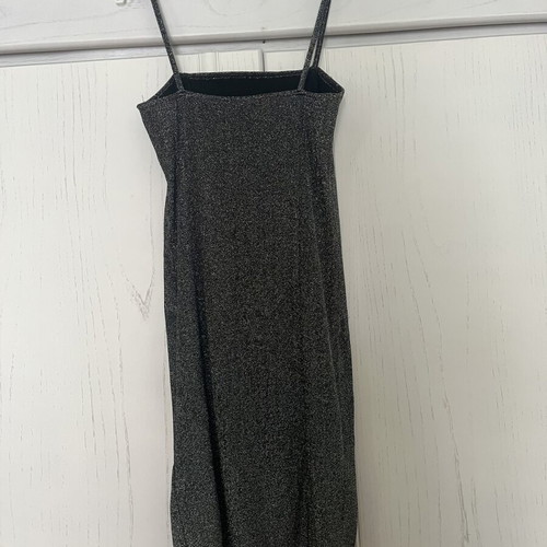 Forever 21 sparkling mini dress, size M, black and silver
