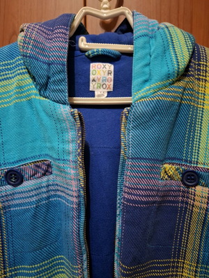 Roxy jacket used, blue, medium size