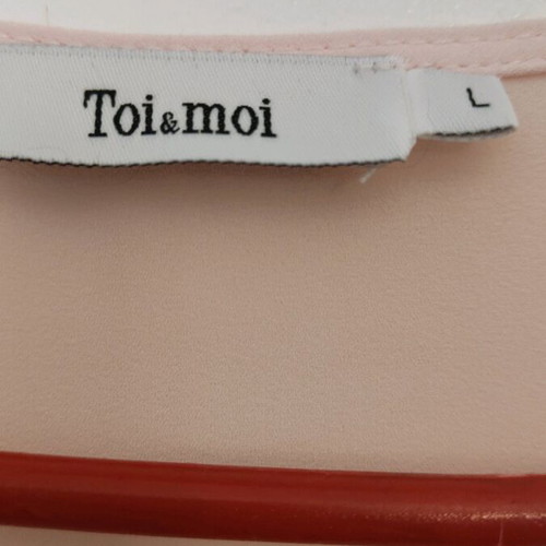 Toi & Moi blouse pink like new, size L