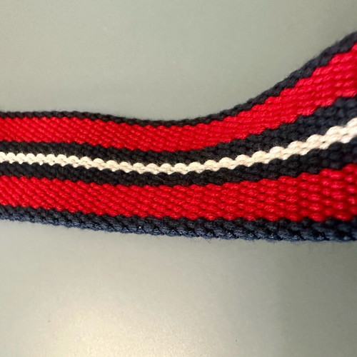 Tommy Hilfiger fabric belt like new, tricolor with leather details