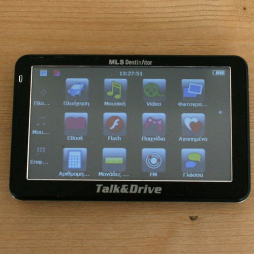 MLS Talk and Drive navigation device used, 6-inch screen