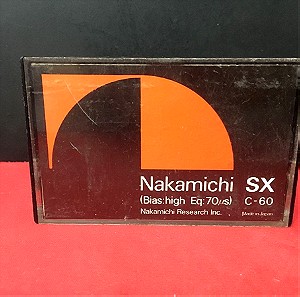 Συλλεκτικη κασέτα Nakamichi SX C-60