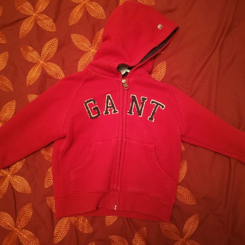 GANT sweatshirt jacket used, with zipper, size 18 months