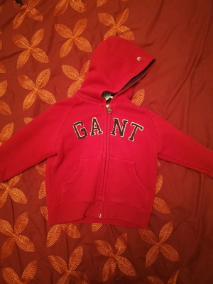 GANT sweatshirt jacket used, with zipper, size 18 months
