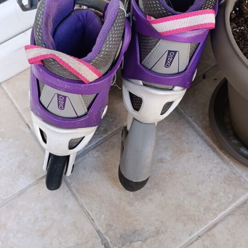 Rollers Oxello used, purple color, sizes 35 to 38