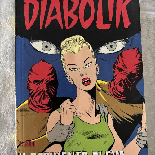 Diabolik 3 collectible comics like new, 1995-1996 Italian noir