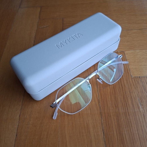 Mykita Santo glasses like new, silver, minimal design